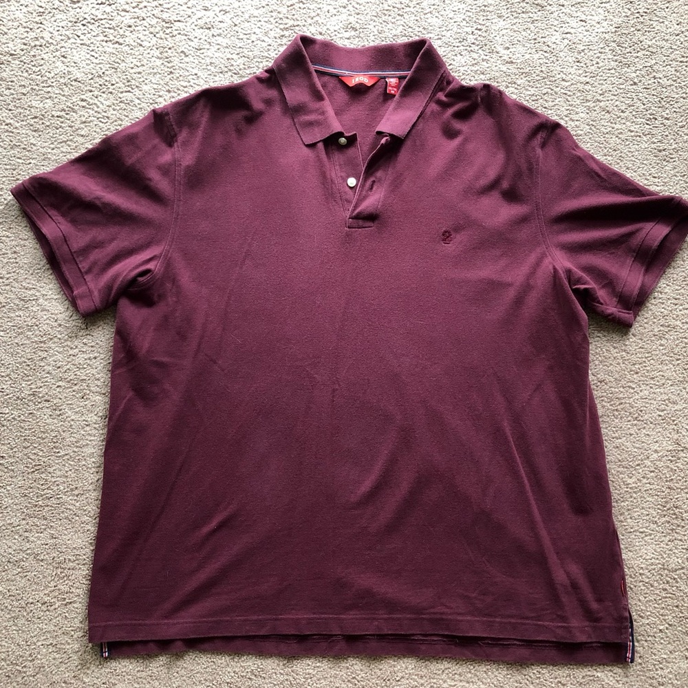 Burgundy Men’s Izod Polo, XXL